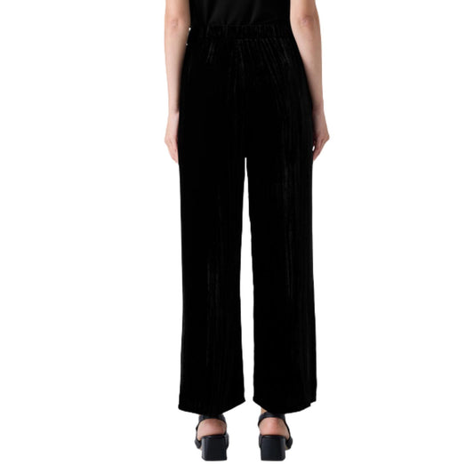 Eileen Fisher - Crushed Velvet Wide Ankle Pants