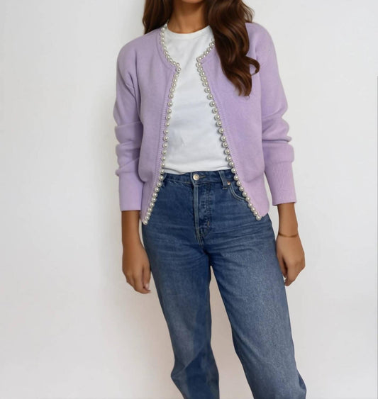 Self-Same - Charlotte Pearl Detail Cardigan