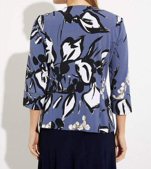 Joseph Ribkoff - Open Front Top Layer And Solid Camisole Set