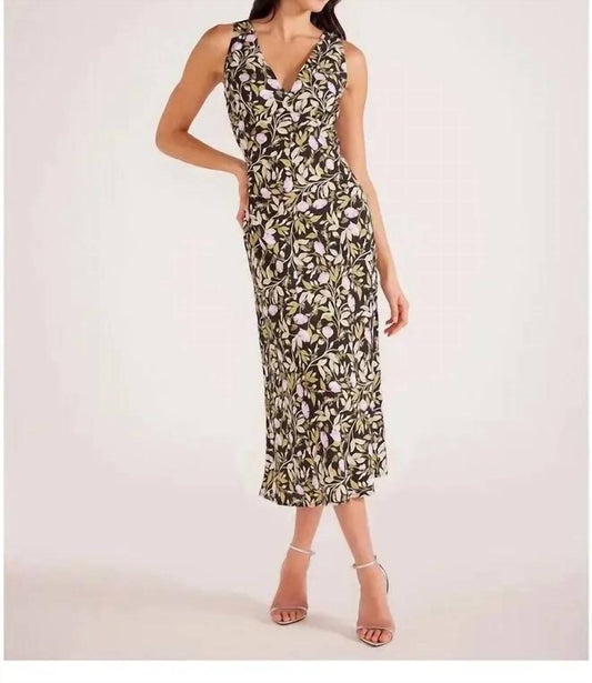 Minkpink - Nocturne Bias Cut Midi Dress