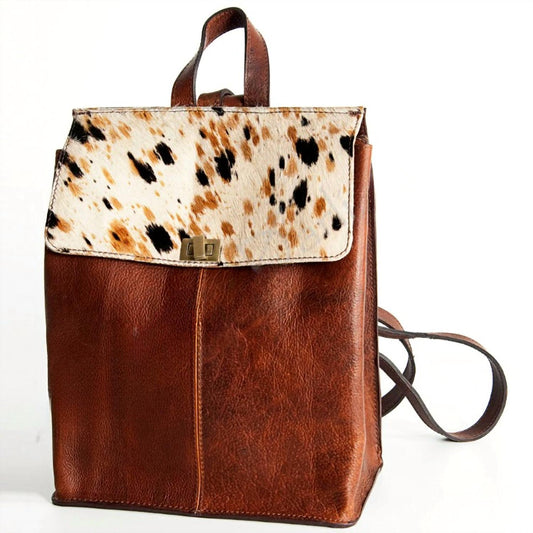 American Darling - Women's Hair On Genuine Leather Backpack