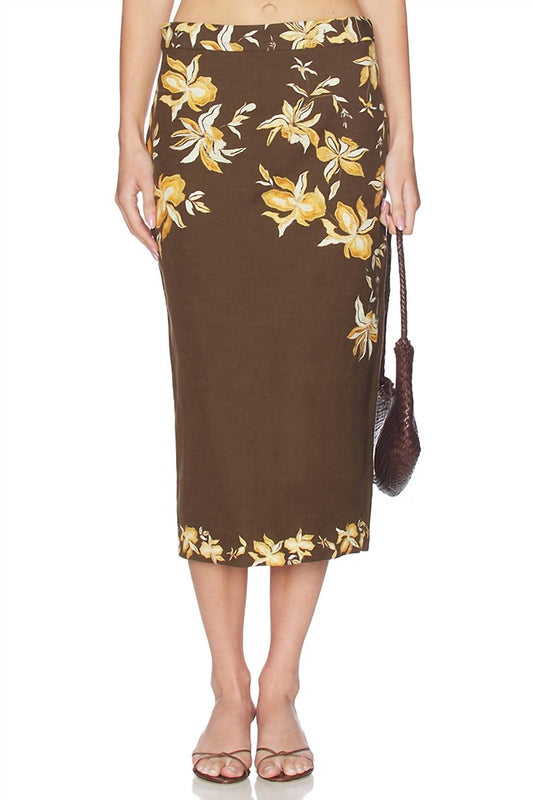 Hemant & Nandita - Fitted Midi Skirt