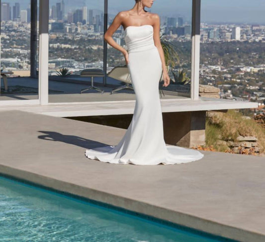 Casablanca - Edie Sweetheart Strapless Dress