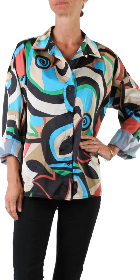 Gigi Moda - Discoteca Button Down Shirt