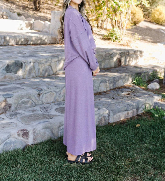 Blumin - Alberta Long Sleeve Top And Wide Leg Pants Set