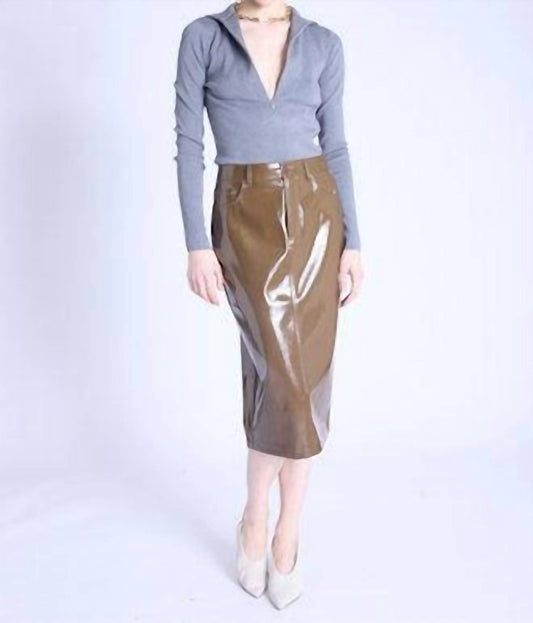 Berenice - Liquid Pencil Skirt