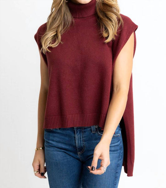 Karlie - Sleeveless Turtleneck Top
