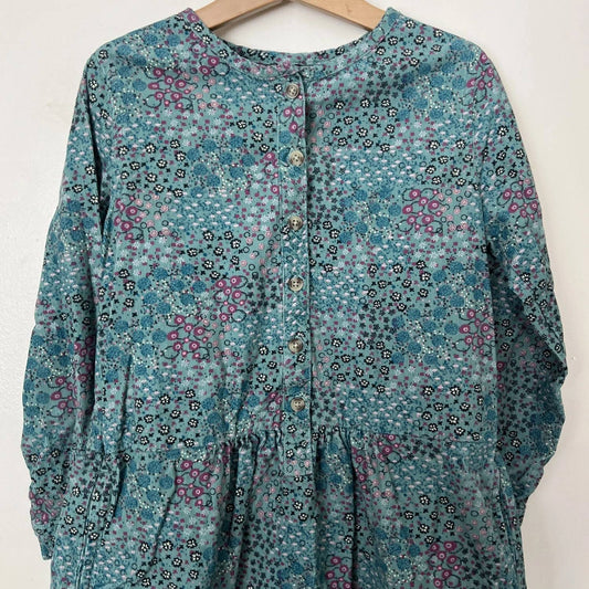 Tea N Rose - Girl's Cord Henley Shirt Dress