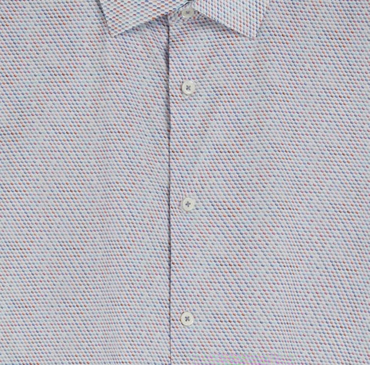 Bugatchi Uomo - Men Geometric Print Sport Shirt