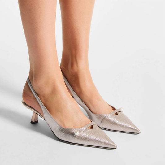 Jimmy Choo - Women's Wonderful Glitter Slingback Heels