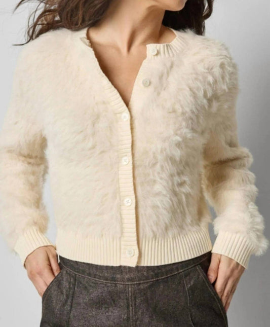 Lilla P - Brushed Crewneck Cardigan