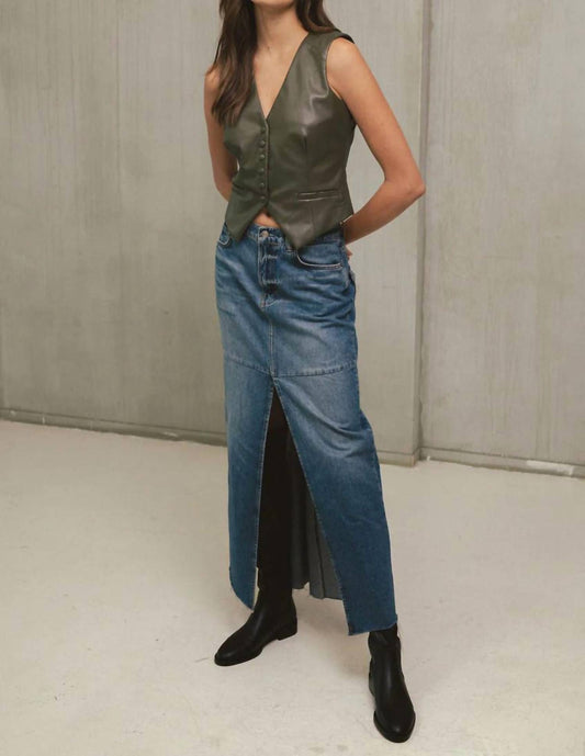 Elan - Danielle Denim Skirt