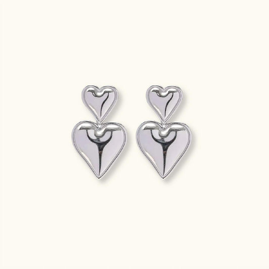 Alv Jewels - Women's Bailey Aubrey Heart Stud Earrings