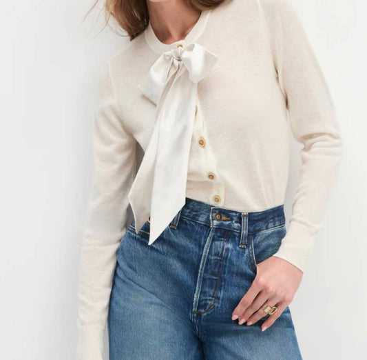 Favorite Daughter - Take A Bow Crewneck Cardigan