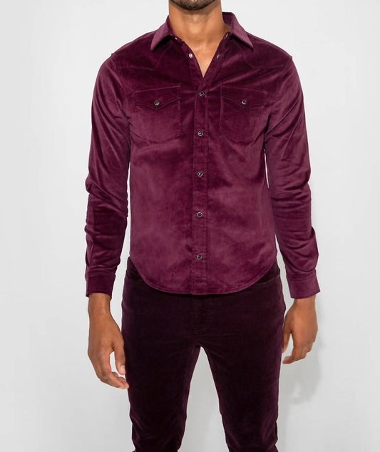 Monfrere - Eastwood Needle Cord Long Sleeve Shirt