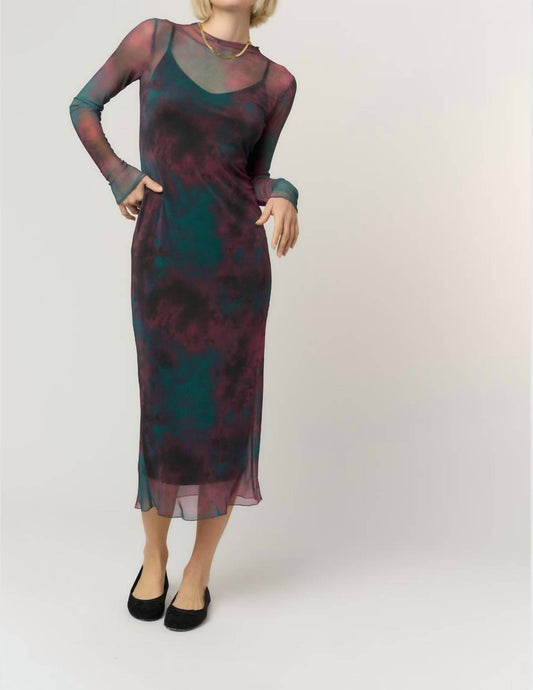 Project Social T - Shibon Novelty Layered Mesh Dress