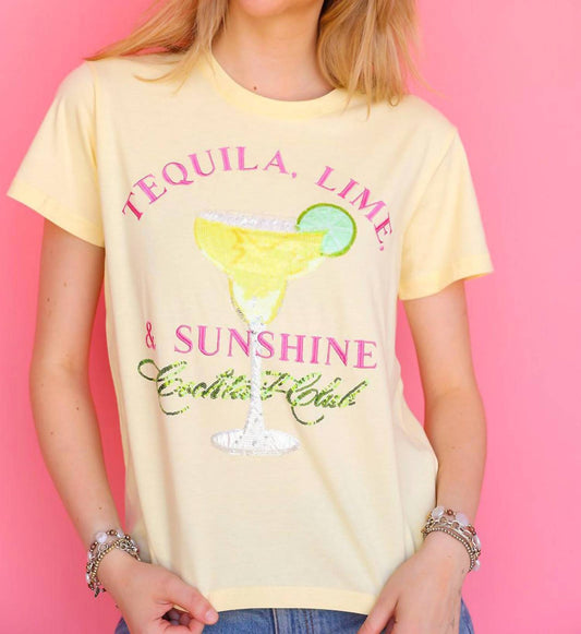 Brianna Cannon - Tequila, Lime & Sunshine Cocktail Club T-shirt
