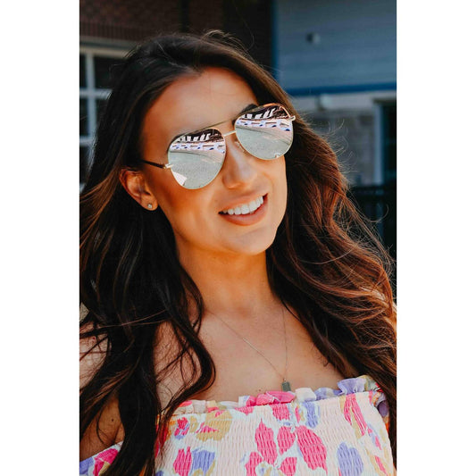 Julia Rose - Unisex Alex Aviator Non-polarized Sunglasses