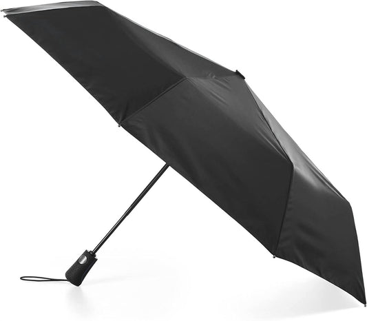 Totes - Automatic Open Water-resistant Foldable Travel Umbrella