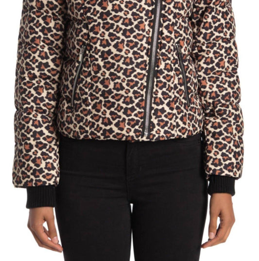Diane Von Furstenberg - Paulina Leopard Print Down Quilted Jacket