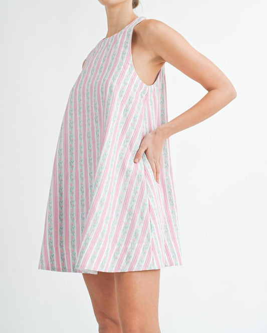 Mable - Patchwork Mini Dress