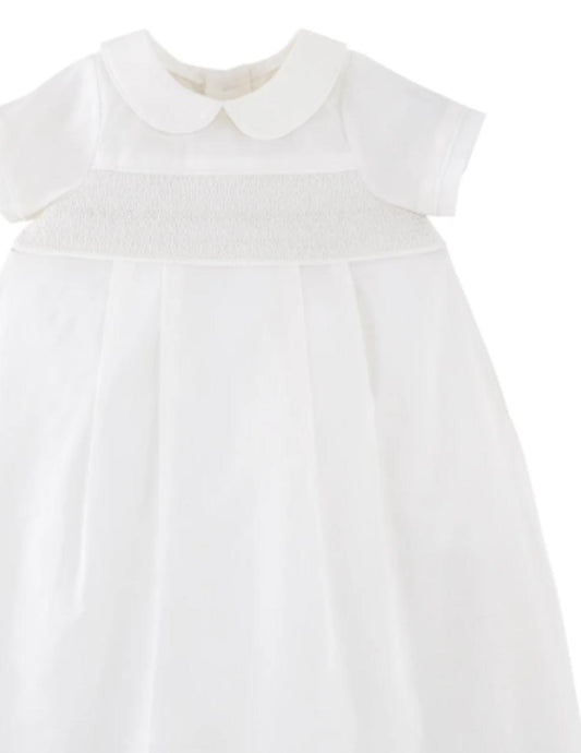 Mudpie - Baby Girl's Smocked Christening Gown