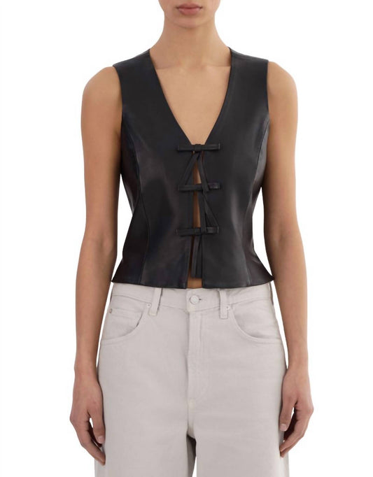 Lamarque - Bastina Leather Top