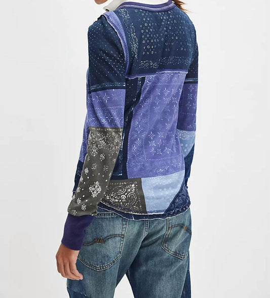 Free People - Indie Printed Cuff Top