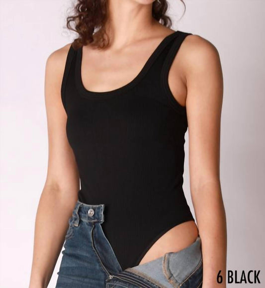 Ribbed Scoop Bodysuit