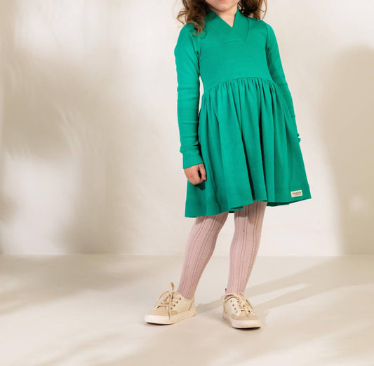 Ribbed Long Sleeve Dress