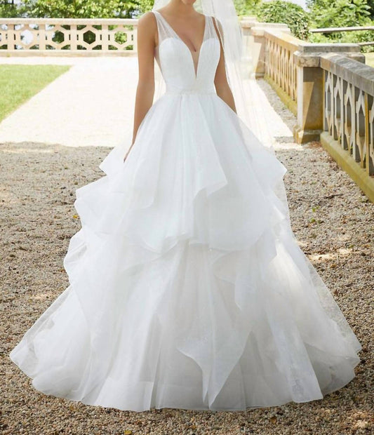 Morilee - Stella Draped Wedding Gown