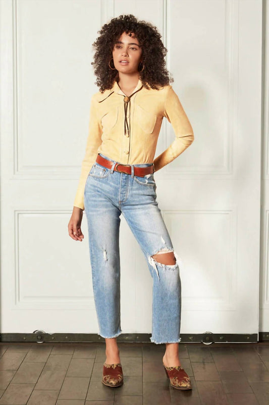 Boyish - The Tommy High Rise Stretch Straight Jeans