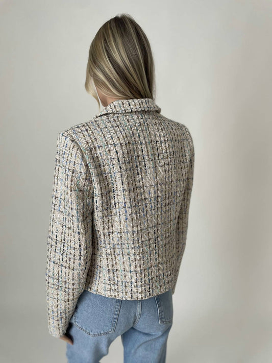 Six/Fifty - Katy Tweed Textured Blazer