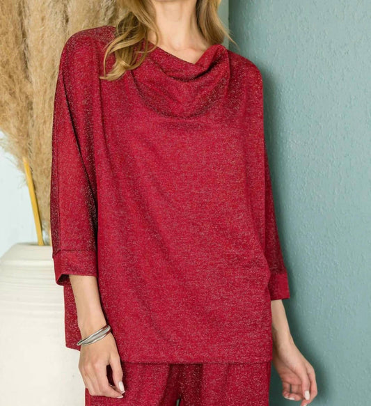 Joh - Kimberly Sparkling Stretch Knit Top