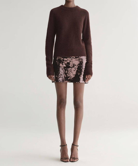 A.L.C. - Cleo Sequin Mini Skirt