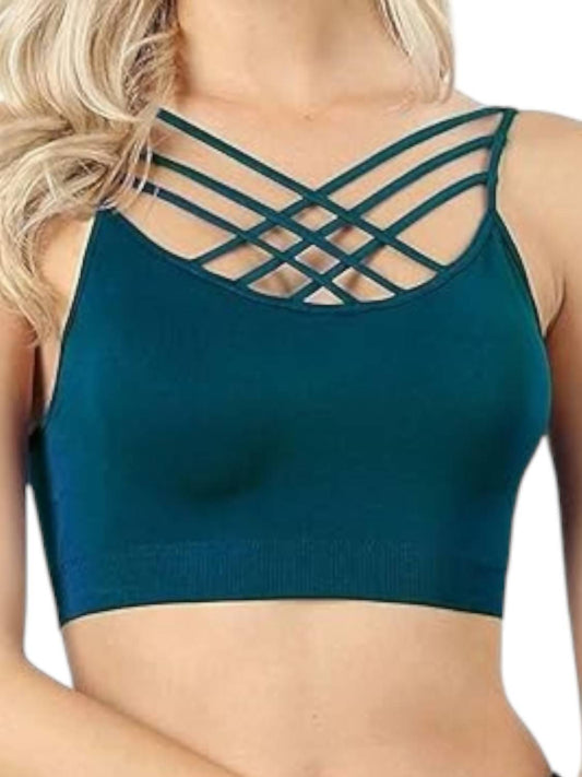 Zenana - Strappy Seamless Bralette