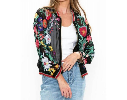 Aratta - Bellezza Embroidered Floral Jacket