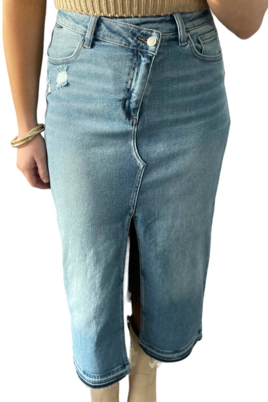 Cello - High Rise Midi Skirt