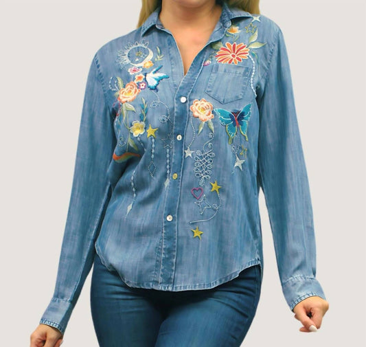 Kyla Seo - Sami Denim Shirt