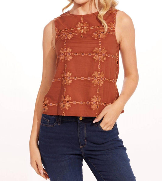 Eva Franco - Carrie Cotton Eyelet Top