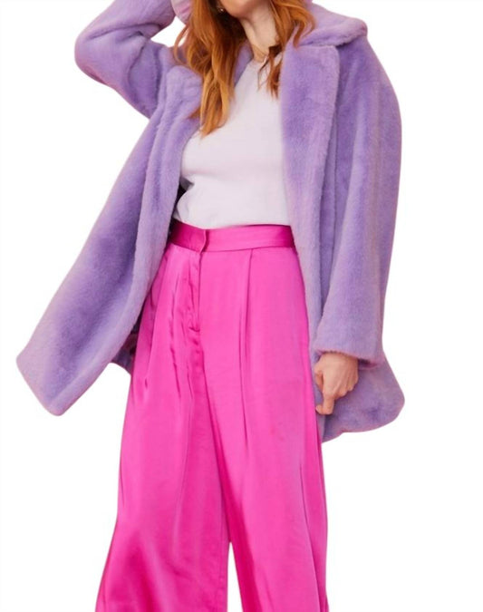 Jayley - Faux Fur Duchess Coat