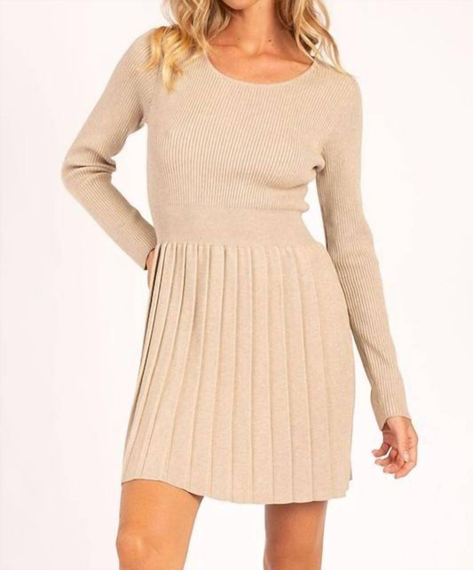 Heyson - Cozy Cues Fit & Flare Sweater Dress