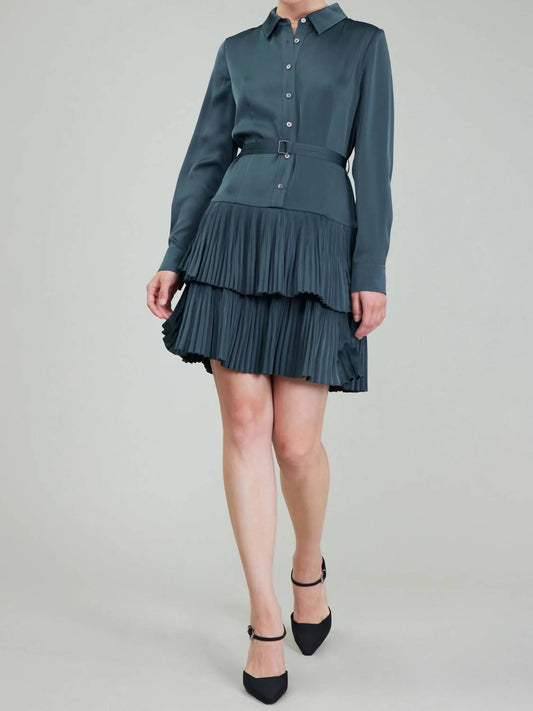 Current Air - Pleated Shirt Dress