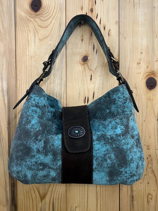 Juan Antonio - Adobe & Sunflower Concho Purse