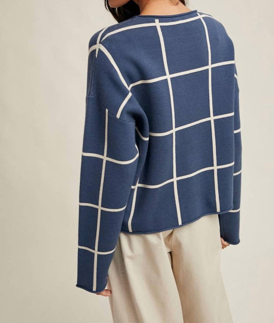 Wishlist - Grid Drop Sweater