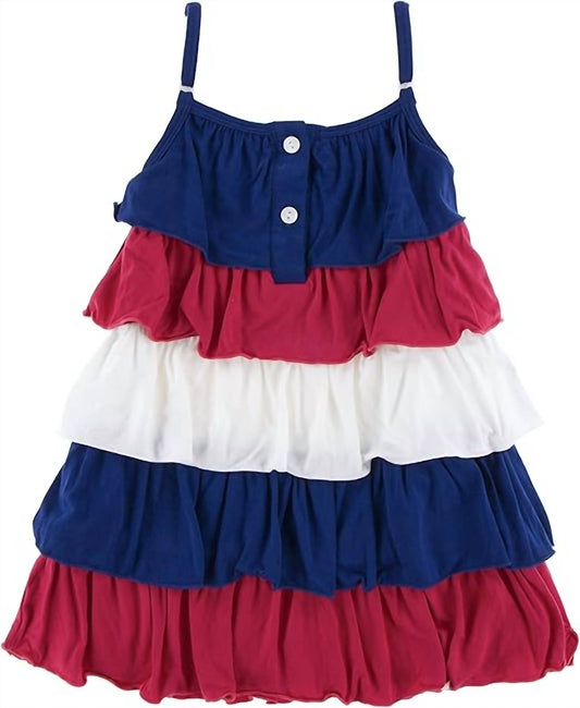 Kickee - Girls' Tiered Ruffle Dress