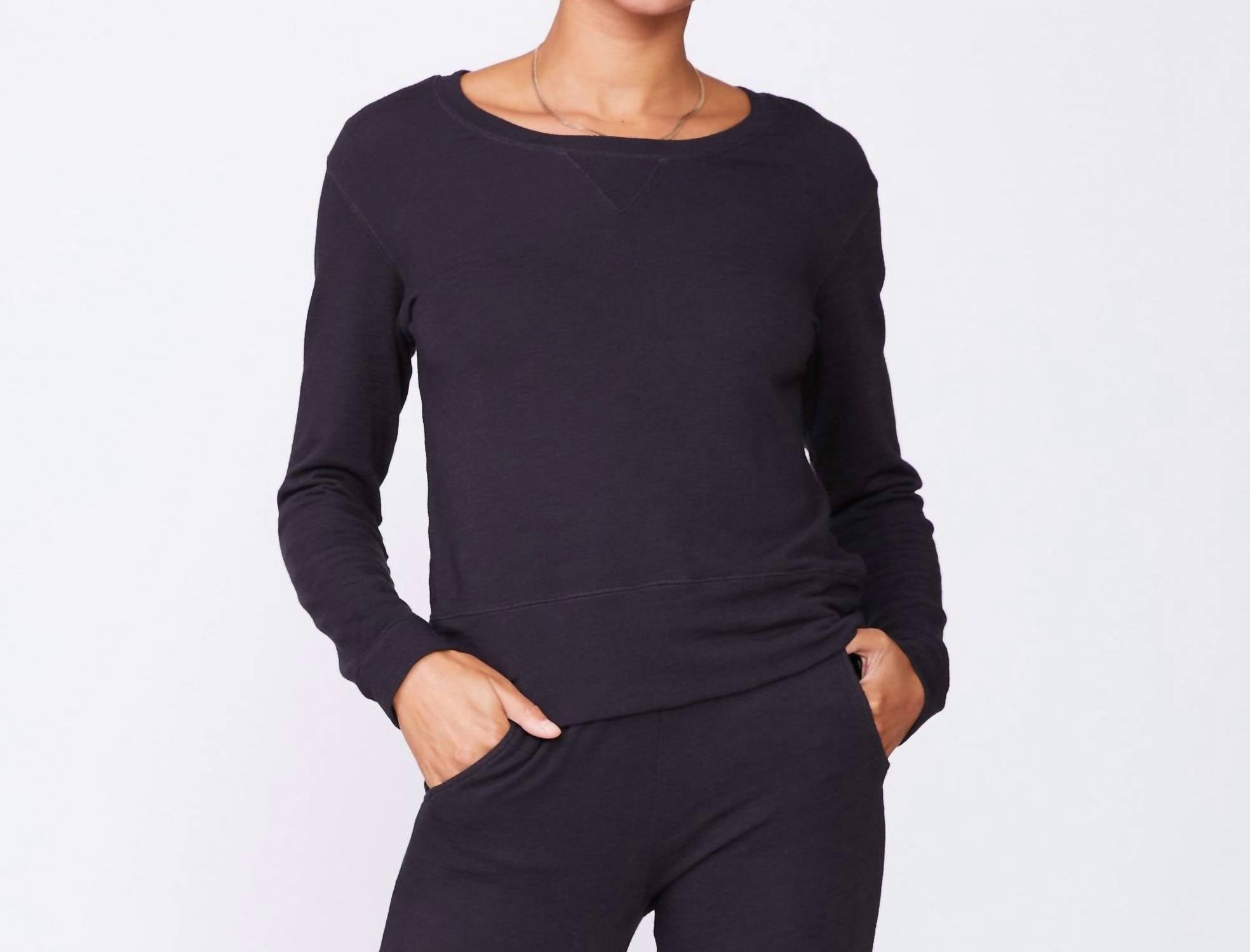 Monrow Supersoft Crew Neck Sweatshirt – Snagged Bagged