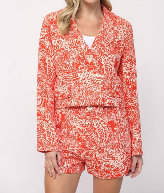 Fate By Lfd - Abstract Print Blazer