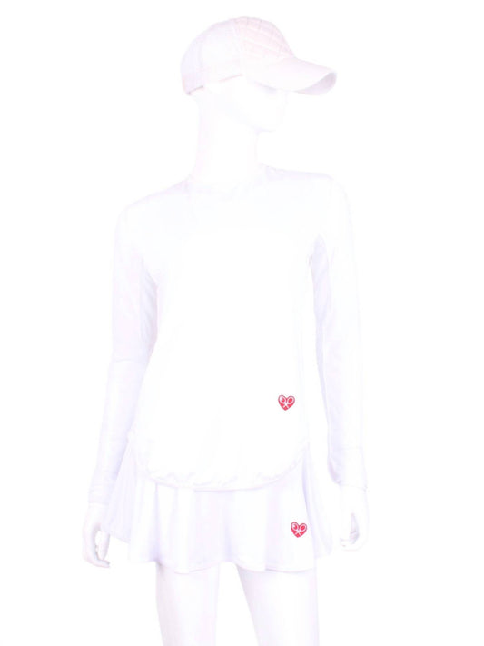 Love Love Tennis - Women's Arm Long Sleeve Crew Tee