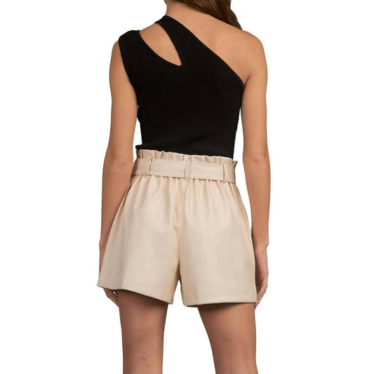 Elan - LEATHER SHORTS